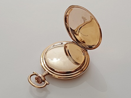 kapesní hodinky OMEGA, zlacené Gold plated, 86,47 g