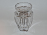 hranovaná váza Moser Eternity, čirý křišťál, Art Deco