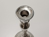 Svícen Art Deco , stříbro 800, 224 g, I. ČSR, kubismus