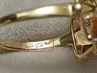 zlatý dámský prsten s rubínem, Au 585/1000, 14 kt, Art Deco, I.ČSR