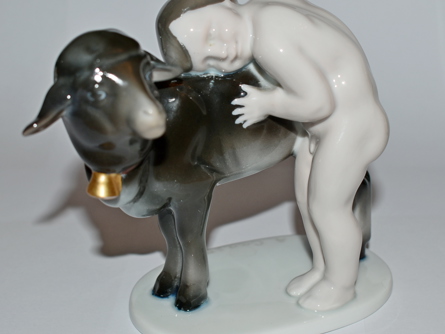 Putto s ovečkou, A. Caasmann, Rosenthal