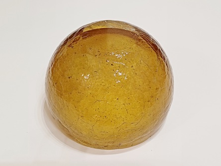 designová mísa topaz, Glass Art Princ