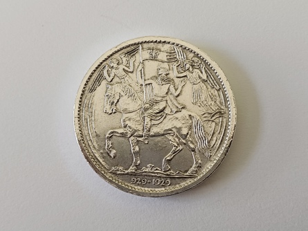 stříbrná medaile - milénium Sv. Václava, 929 - 1929