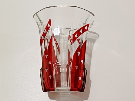 váza Astera Glass, Nový Bor, Art Deco