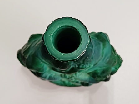 flakon Art Deco, Schlevogt, kolekce Ingrid, malachit 