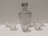 Velká karafa s odlivkami, Art Deco, F. Průša, styl Hloušek, Železný Brod